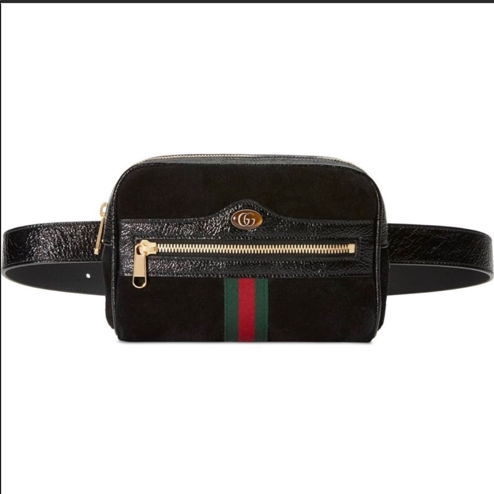 Gucci Ophedia suede belt bag